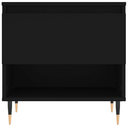 Coffee Tables 2 pcs Black 50x46x50 cm Engineered Wood