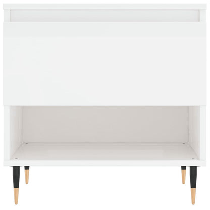 Coffee Tables 2 pcs High Gloss White 50x46x50 cm Engineered Wood