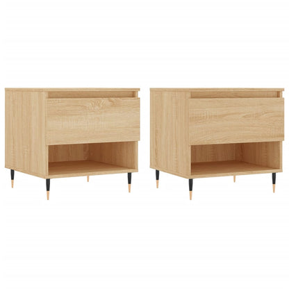 Coffee Tables 2 pcs Sonoma Oak 50x46x50 cm Engineered Wood