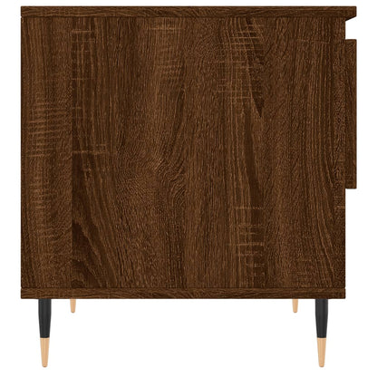 Coffee Tables 2 pcs Brown Oak 50x46x50 cm Engineered Wood