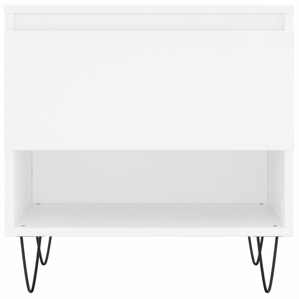 Coffee Tables 2 pcs White 50x46x50 cm Engineered Wood