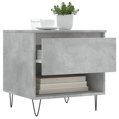 Coffee Tables 2 pcs Concrete Grey 50x46x50 cm Engineered Wood