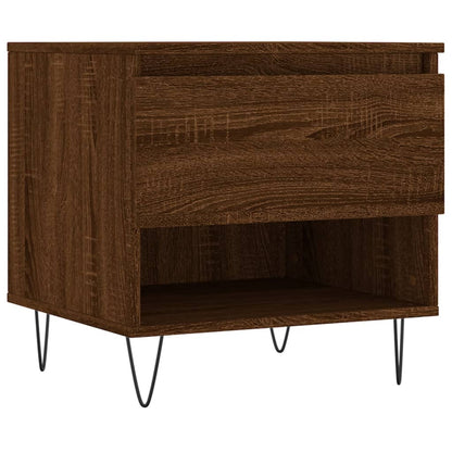 Coffee Tables 2 pcs Brown Oak 50x46x50 cm Engineered Wood
