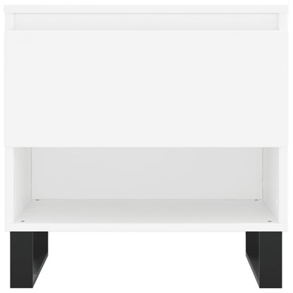 Coffee Tables 2 pcs White 50x46x50 cm Engineered Wood