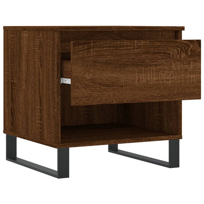 Coffee Tables 2 pcs Brown Oak 50x46x50 cm Engineered Wood