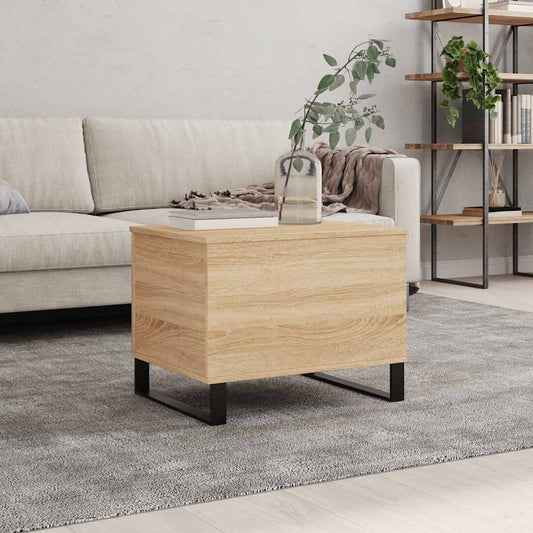 Coffee Table Sonoma Oak 60x44.5x45 cm Engineered Wood