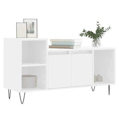 TV Cabinet White 100x35x55 cm Engineered Wood