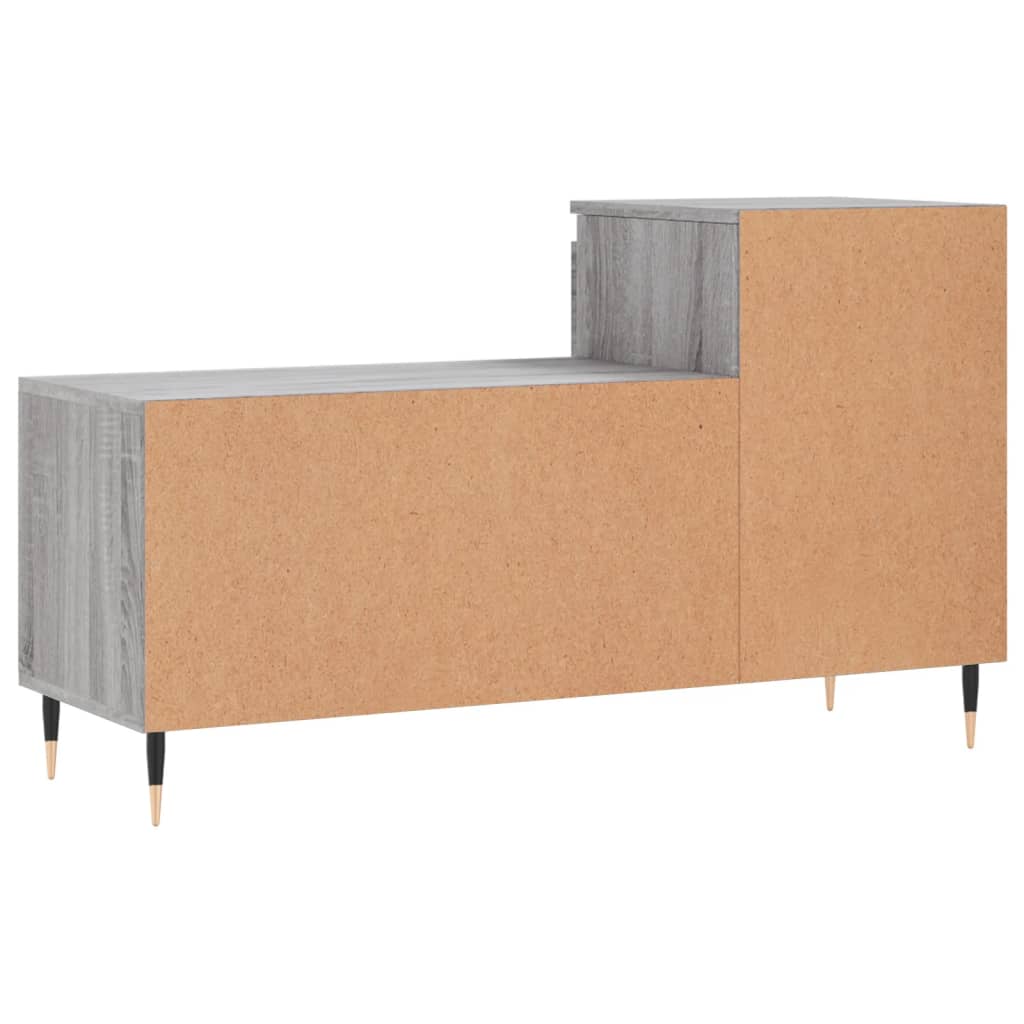 Shoe Cabinet Grey Sonoma 102x36x60 cm Engineered Wood