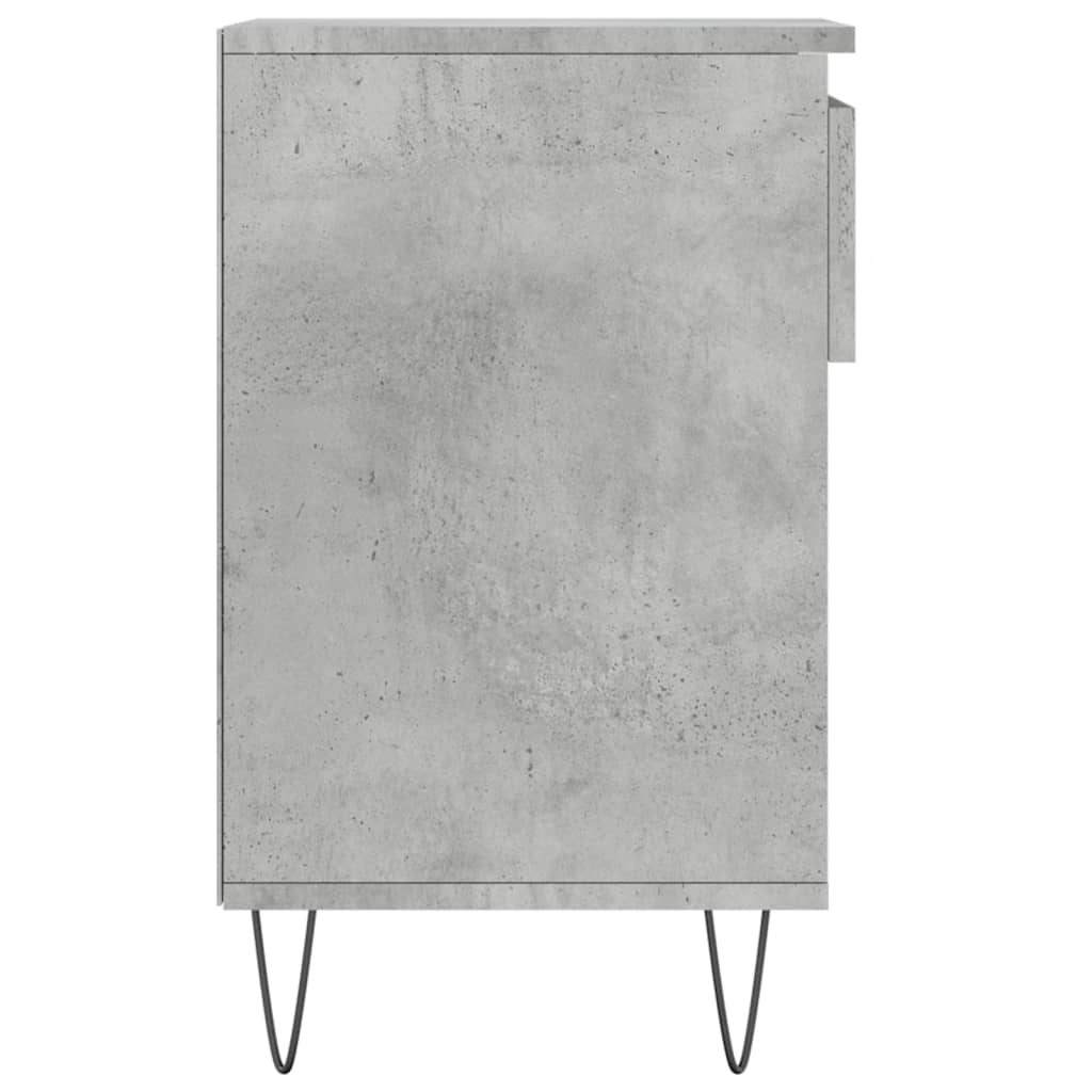 Shoe Cabinet Concrete Grey 102x36x60 cm Engineered Wood