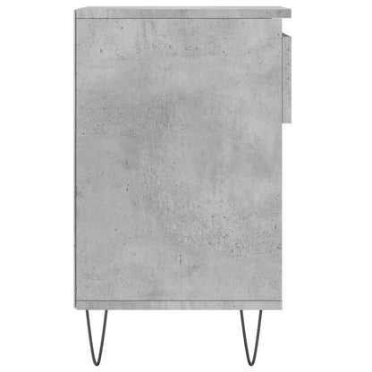 Shoe Cabinet Concrete Grey 102x36x60 cm Engineered Wood
