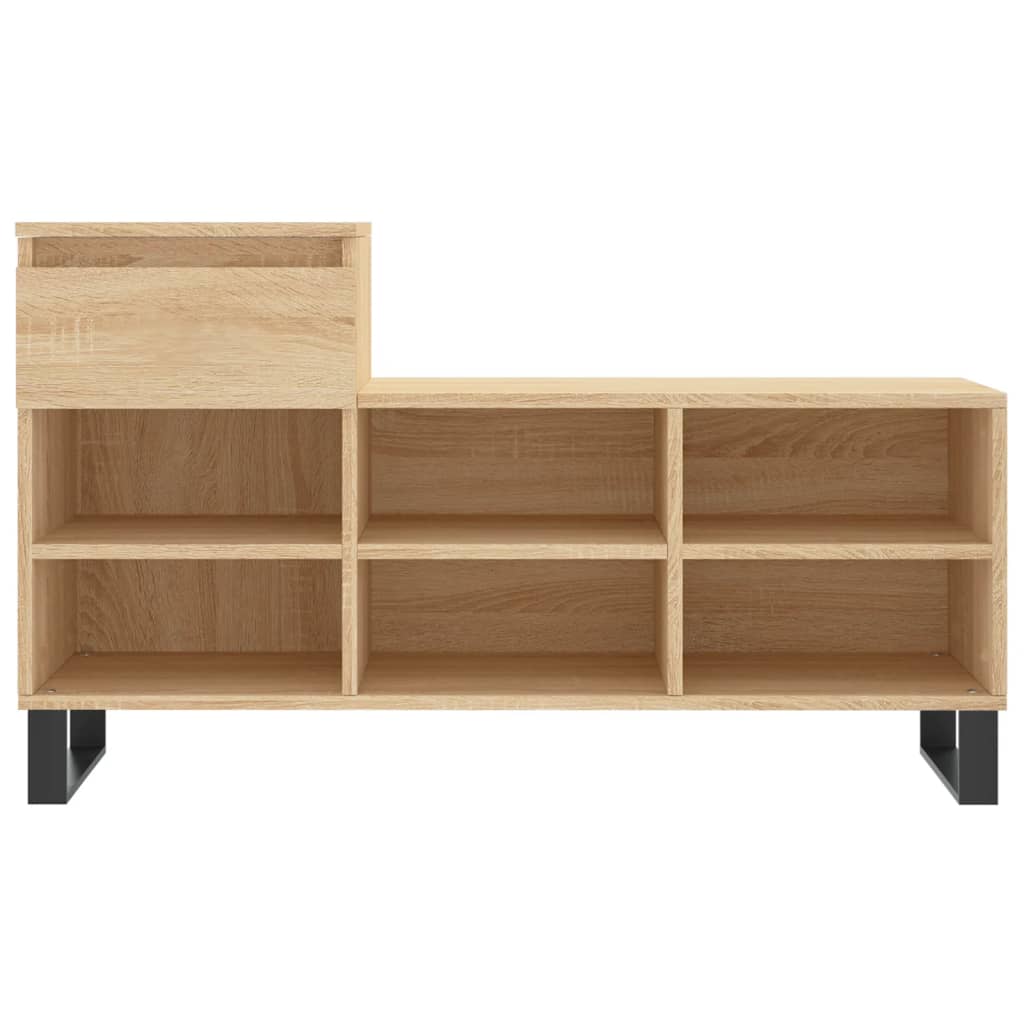 Shoe Cabinet Sonoma Oak 102x36x60 cm Engineered Wood
