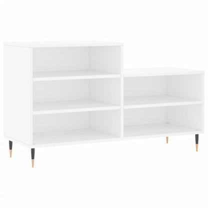 Shoe Cabinet White 102x36x60 cm Engineered Wood