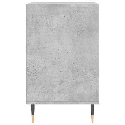 Shoe Cabinet Concrete Grey 102x36x60 cm Engineered Wood