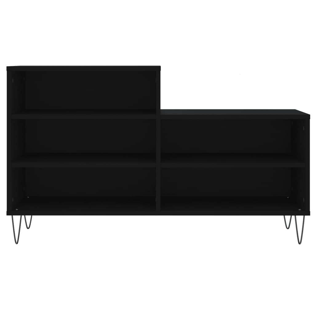Shoe Cabinet Black 102x36x60 cm Engineered Wood