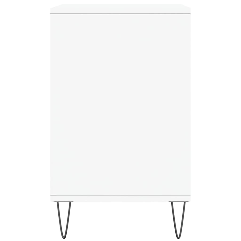 Shoe Cabinet High Gloss White 102x36x60 cm Engineered Wood