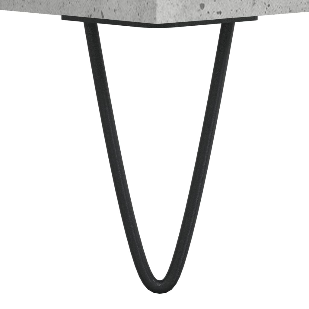 Shoe Cabinet Concrete Grey 102x36x60 cm Engineered Wood