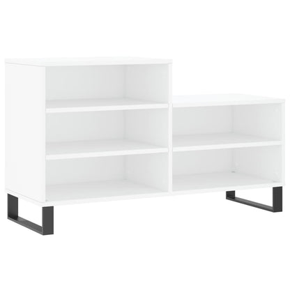 Shoe Cabinet White 102x36x60 cm Engineered Wood