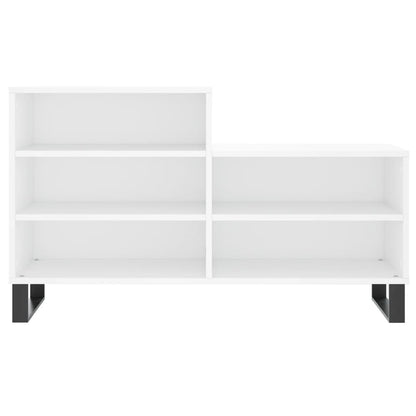 Shoe Cabinet White 102x36x60 cm Engineered Wood