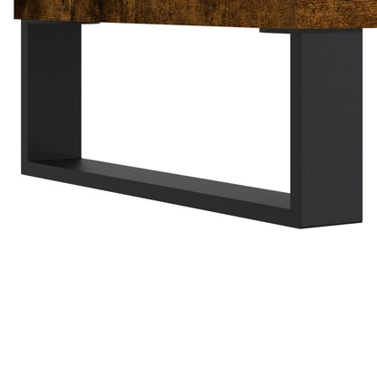 Shoe Cabinet Smoked Oak 102x36x60 cm Engineered Wood