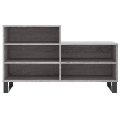 Shoe Cabinet Grey Sonoma 102x36x60 cm Engineered Wood