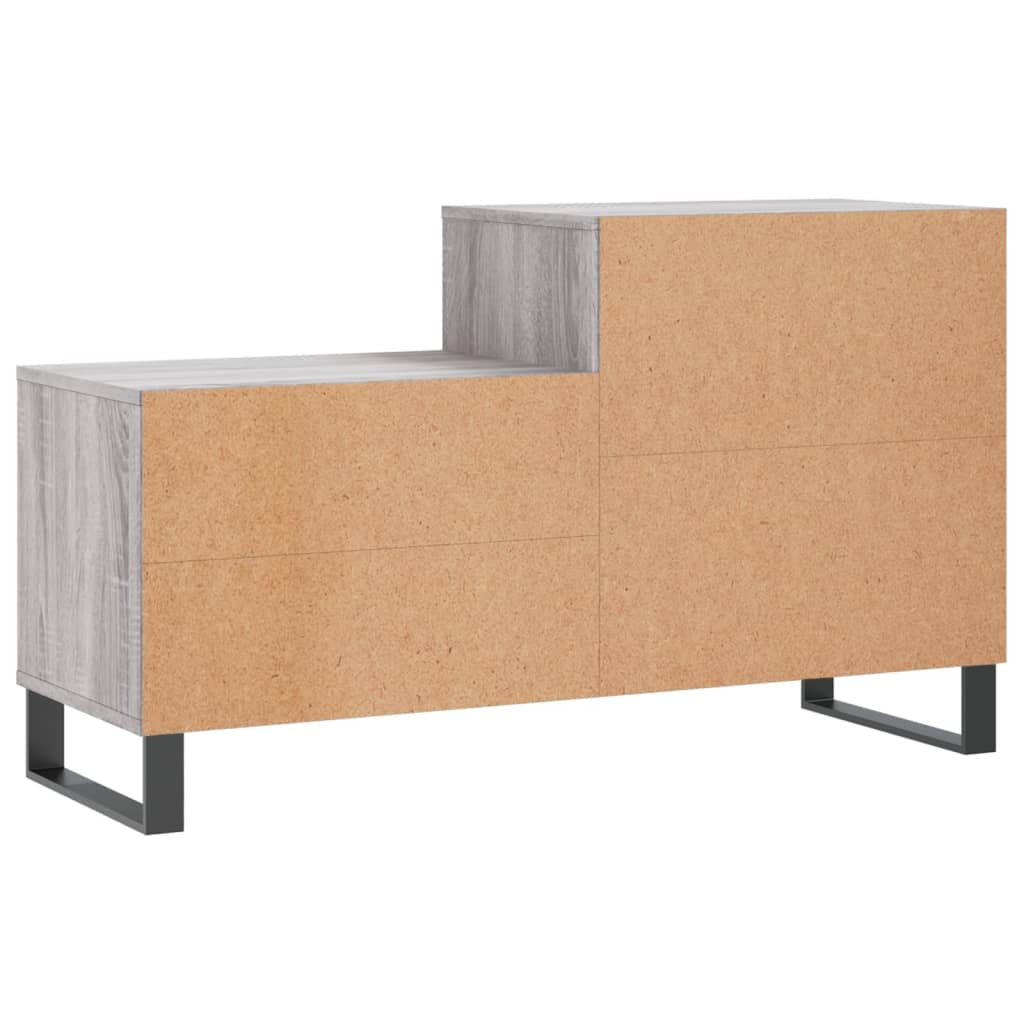 Shoe Cabinet Grey Sonoma 102x36x60 cm Engineered Wood