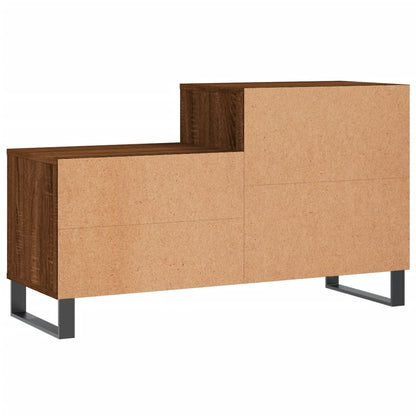 Shoe Cabinet Brown Oak 102x36x60 cm Engineered Wood