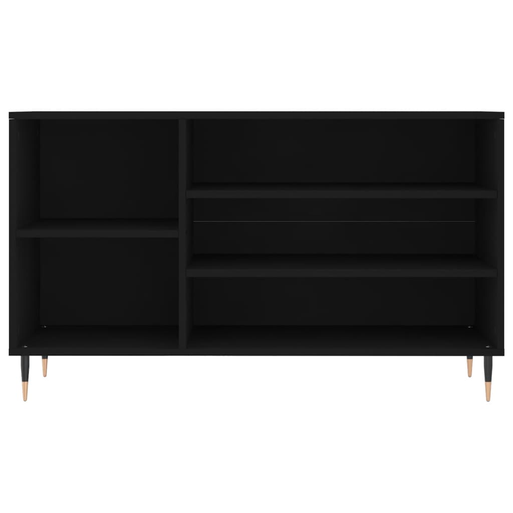 Shoe Cabinet Black 102x36x60 cm Engineered Wood