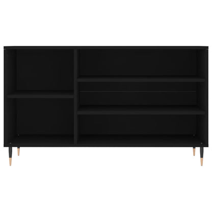 Shoe Cabinet Black 102x36x60 cm Engineered Wood