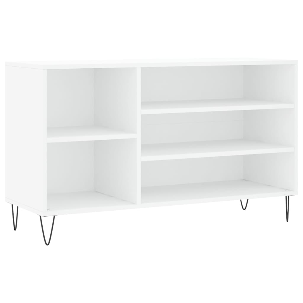 Shoe Cabinet White 102x36x60 cm Engineered Wood