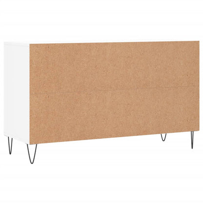 Shoe Cabinet White 102x36x60 cm Engineered Wood