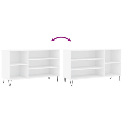 Shoe Cabinet White 102x36x60 cm Engineered Wood