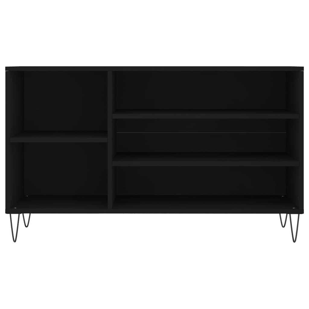 Shoe Cabinet Black 102x36x60 cm Engineered Wood