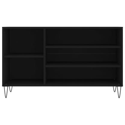 Shoe Cabinet Black 102x36x60 cm Engineered Wood