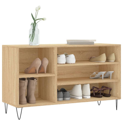 Shoe Cabinet Sonoma Oak 102x36x60 cm Engineered Wood