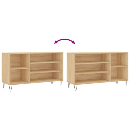 Shoe Cabinet Sonoma Oak 102x36x60 cm Engineered Wood