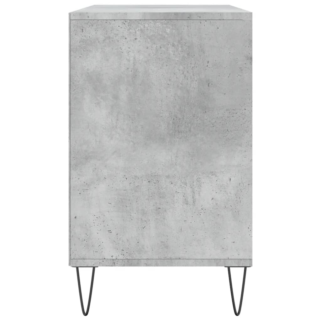 Shoe Cabinet Concrete Grey 102x36x60 cm Engineered Wood