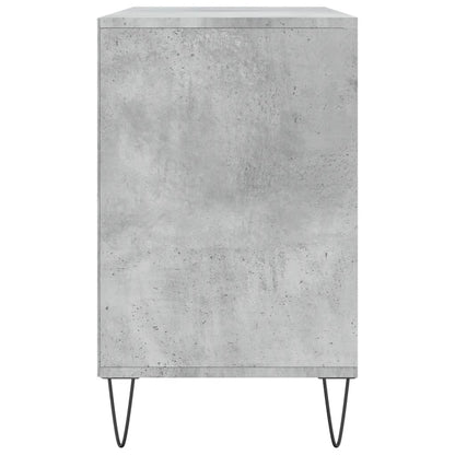 Shoe Cabinet Concrete Grey 102x36x60 cm Engineered Wood
