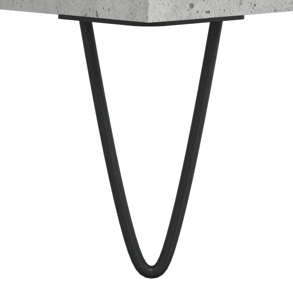 Shoe Cabinet Concrete Grey 102x36x60 cm Engineered Wood