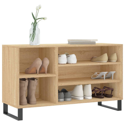 Shoe Cabinet Sonoma Oak 102x36x60 cm Engineered Wood