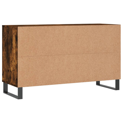 Shoe Cabinet Smoked Oak 102x36x60 cm Engineered Wood