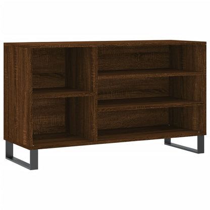 Shoe Cabinet Brown Oak 102x36x60 cm Engineered Wood