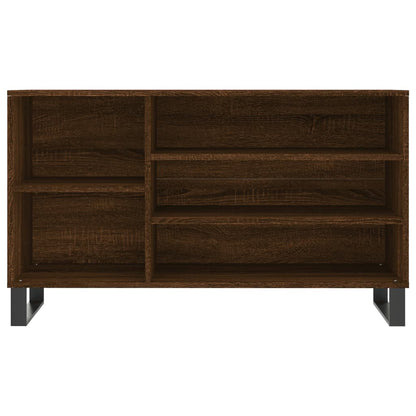 Shoe Cabinet Brown Oak 102x36x60 cm Engineered Wood
