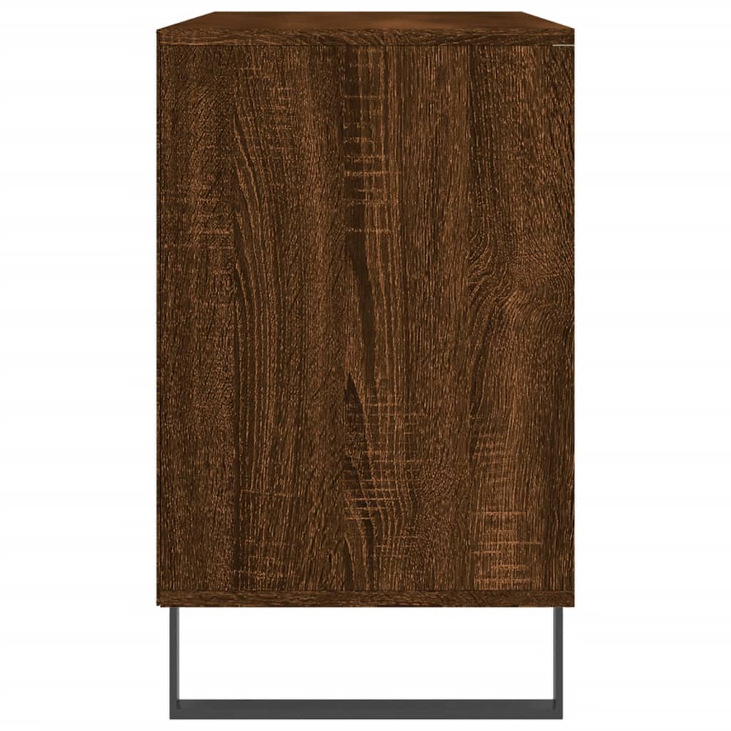 Shoe Cabinet Brown Oak 102x36x60 cm Engineered Wood