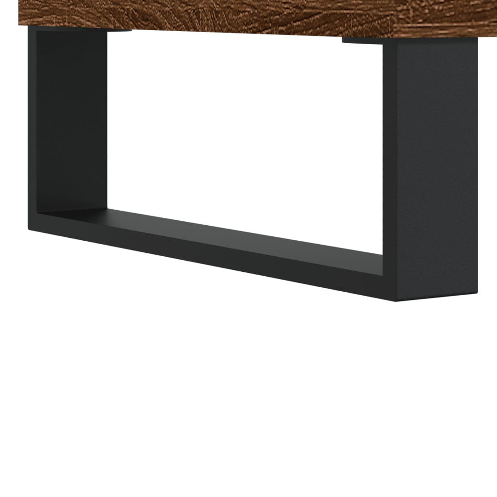 Shoe Cabinet Brown Oak 102x36x60 cm Engineered Wood