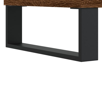 Shoe Cabinet Brown Oak 102x36x60 cm Engineered Wood