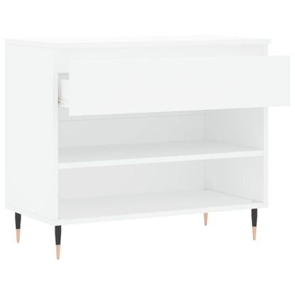 Shoe Cabinet White 70x36x60 cm Engineered Wood