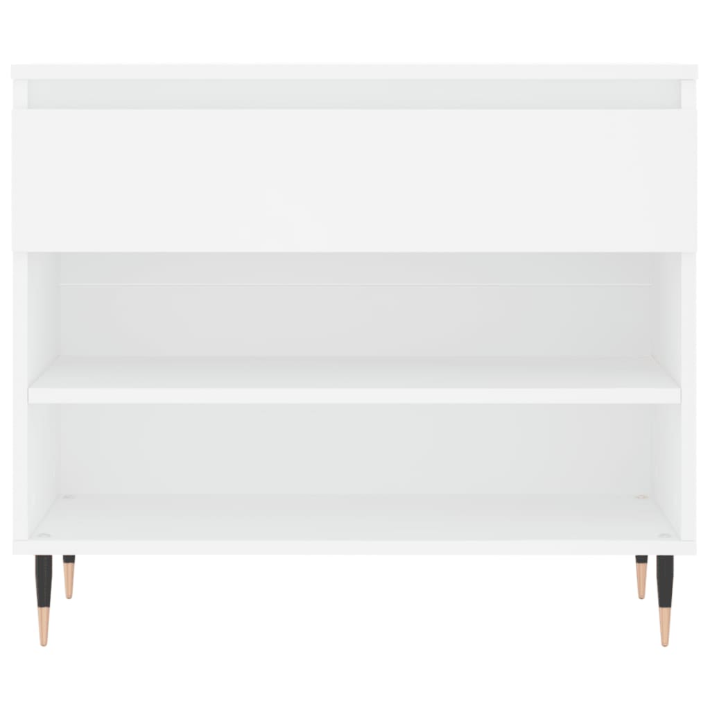 Shoe Cabinet White 70x36x60 cm Engineered Wood