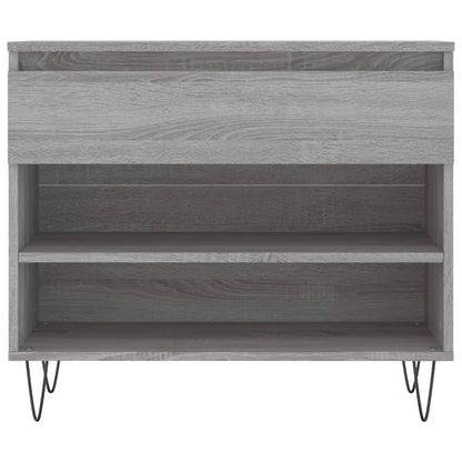 Shoe Cabinet Grey Sonoma 70x36x60 cm Engineered Wood