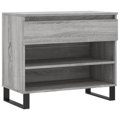 Shoe Cabinet Grey Sonoma 70x36x60 cm Engineered Wood