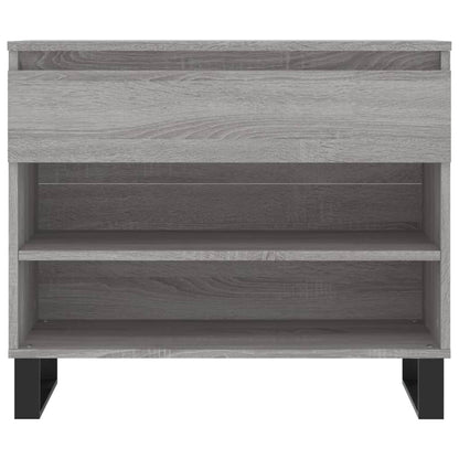 Shoe Cabinet Grey Sonoma 70x36x60 cm Engineered Wood